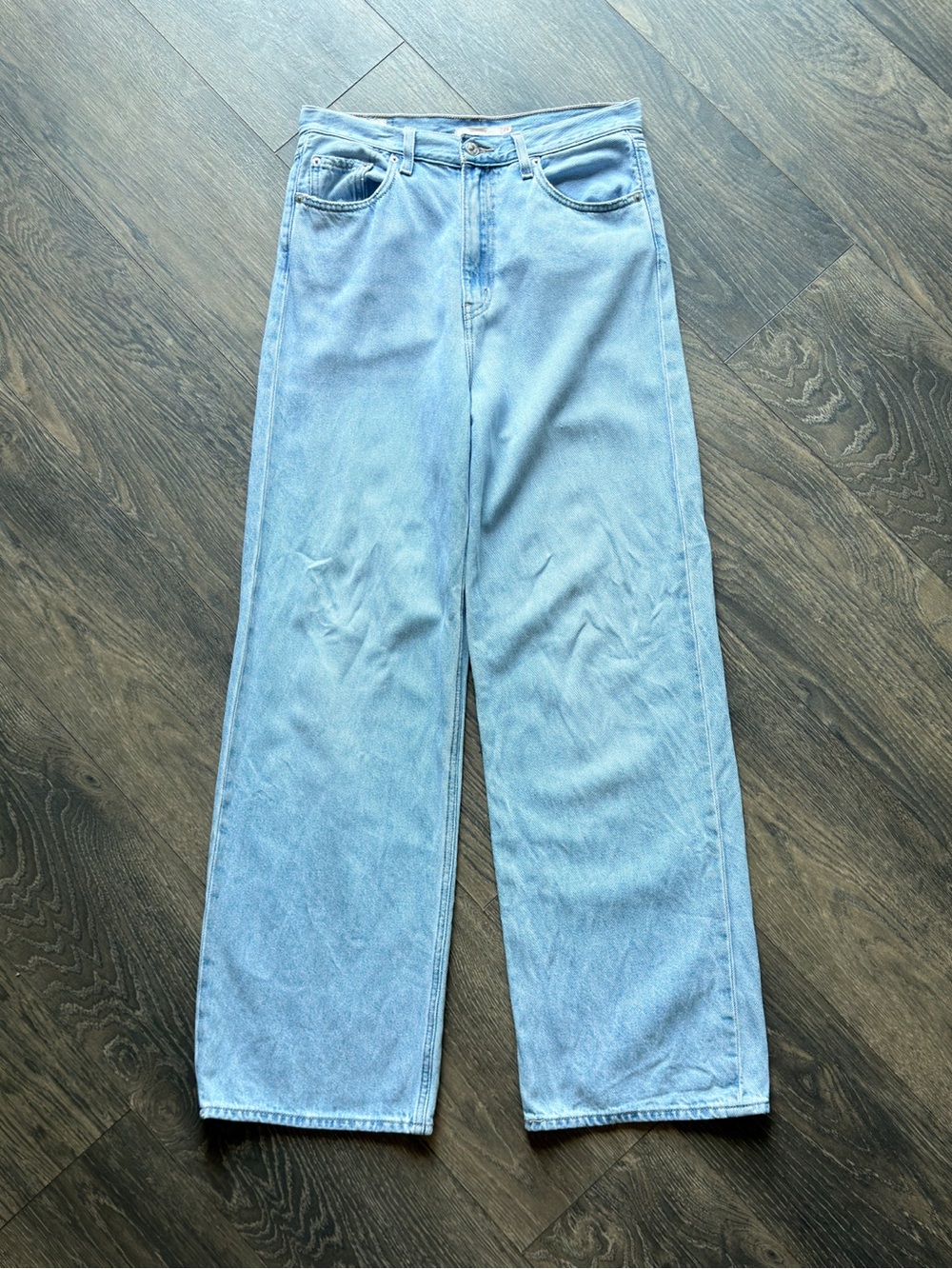 Levi’s Premium High Loose Women’s 29 Jeans Light Wash High Rise Wide Leg Baggy